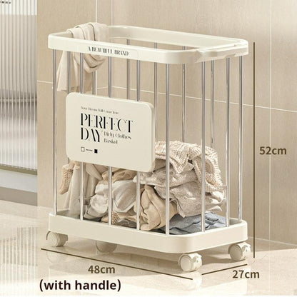 Doorverse Laundry Basket Removable Bathroom Shelf Yoga Mat Storage Basket Laundry Basket Sports Equipment Storage Basket