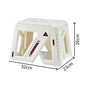 Doorverse Thickened Plastic Folding Stool Household Portable Storage Stool Outdoor Picnic Fishing Chair Portable Stools