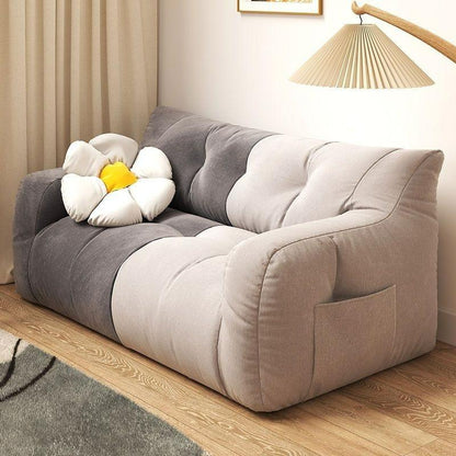 DOORVERSE Lazy Sofa Reclining Bedroom Reclining Chair Ins Style Balcony Small Sofa Single Double Bean Bag Tatami Sofa