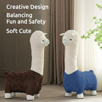 Alpaca Shaped Seat, Living Room Decor, Children's Sofa, Leisure Seat