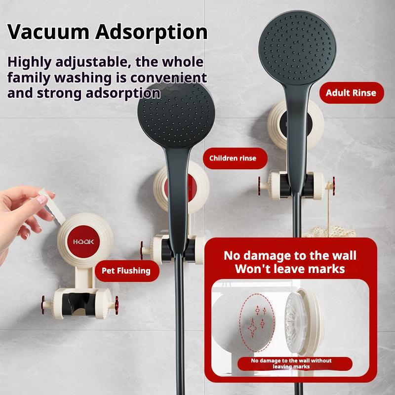 Removable Suction Cup Shower Holder Household Shower Rack Shower Head Fixed Artifact Punch-Free Adjusting Base