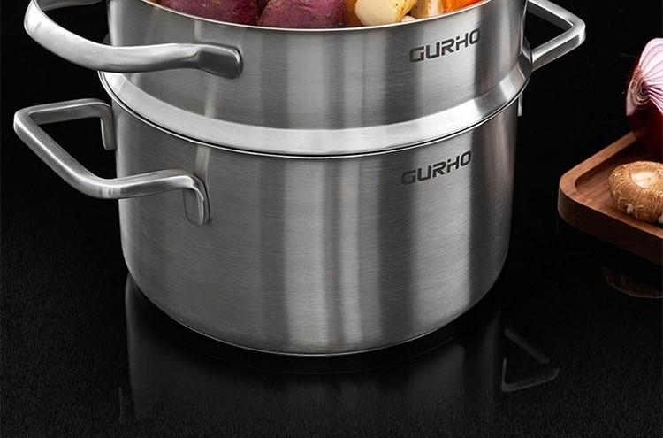 Stockpot 304 Stainless Steel Instant Hot for Kitchen