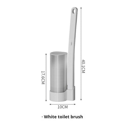 Disposable Toilet Brush Household No Dead Angle Cleaning Brush Toilet Toilet Brush Cleaning Replacement Head Antibacterial Toilet Brush