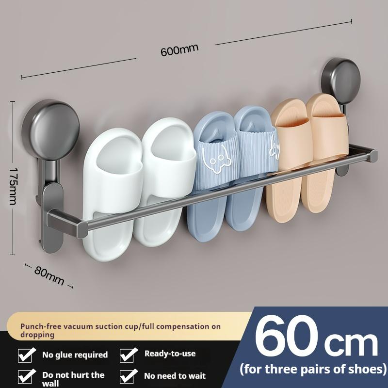 Bathroom Wall Mounted Shoe Rack Toilet Towel Hanger Rack Towel Toilet Shelf Hanger Bathroom Shoes