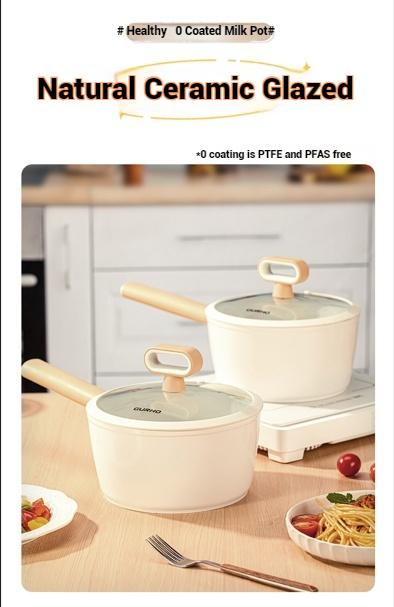 Milk Pots Ceramic 0 Coating Healthy for Kitchen