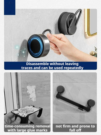 Doorverse Suction Cup Hook Non-punch BathroomTraceless Vacuum Hook Strong Bearing Kitchen Tile Towel Hook