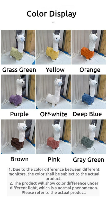 Alpaca Shaped Seat, Living Room Decor, Children's Sofa, Leisure Seat