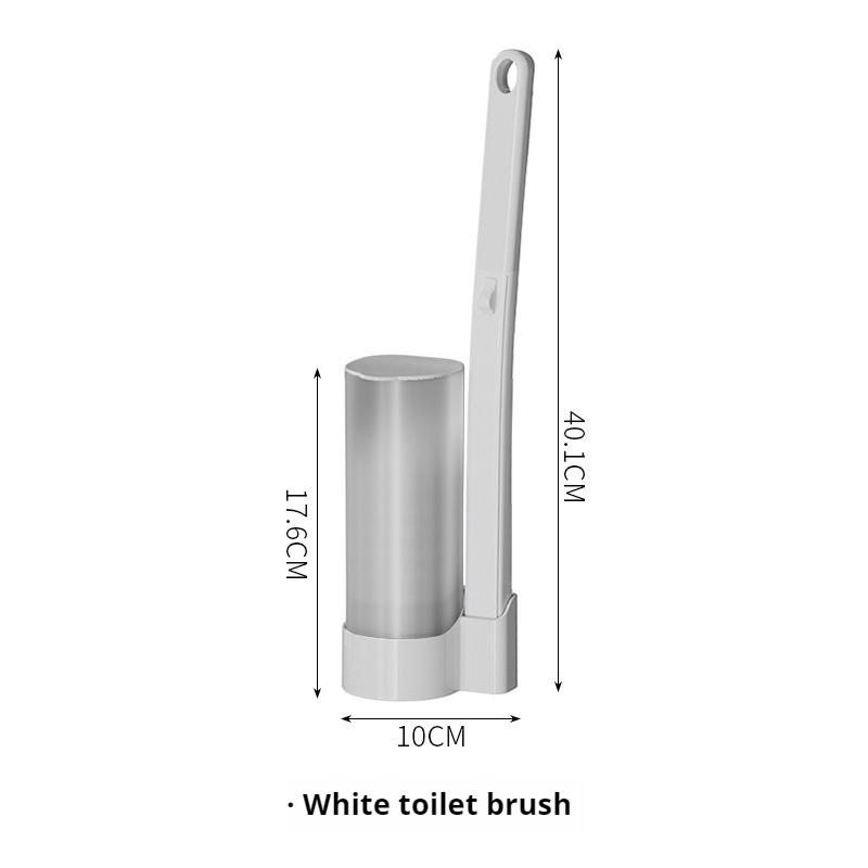 Disposable Toilet Brush Household No Dead Angle Cleaning Brush Toilet Toilet Brush Cleaning Replacement Head Antibacterial Toilet Brush