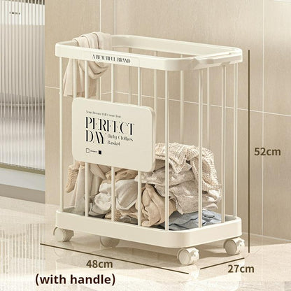 Doorverse Laundry Basket Removable Bathroom Shelf Yoga Mat Storage Basket Laundry Basket Sports Equipment Storage Basket