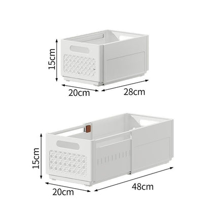 Doorverse Underwear Storage Box Home Retractable Wardrobe Clothing Organizer Drawer Underwear Sock Storage Basket