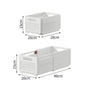 Doorverse Underwear Storage Box Home Retractable Wardrobe Clothing Organizer Drawer Underwear Sock Storage Basket