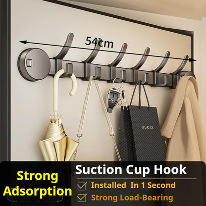 Doorverse Suction Cup Hanger Door Back Seamless Strong Wall Hanging Non-perforated Vacuum Hanger Load-bearing Bathroom Hanger