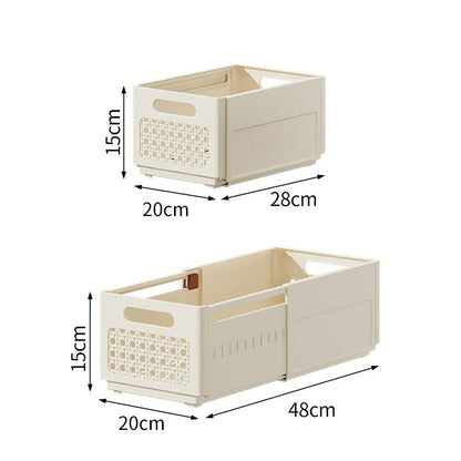 Doorverse Underwear Storage Box Home Retractable Wardrobe Clothing Organizer Drawer Underwear Sock Storage Basket