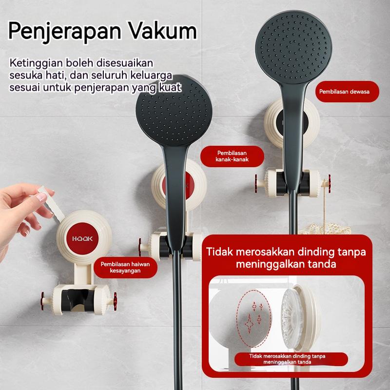 Removable Suction Cup Shower Holder Household Shower Rack Shower Head Fixed Artifact Punch-Free Adjusting Base