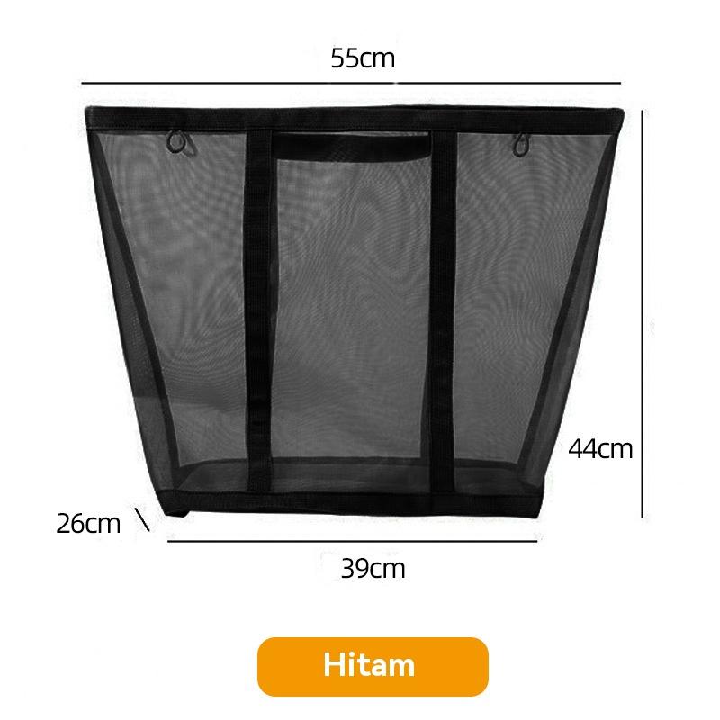 Household Mesh Dirty Clothes Basket Laundry Basket Dirty Clothes Storage Basket Foldable Wall-holding Bathroom Dirty Clothes Basket