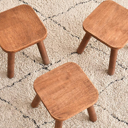 A Solid Wood Small Stool For Home Wooden Stool Dining Stool Minimalist Adult the Original Wooden Stool