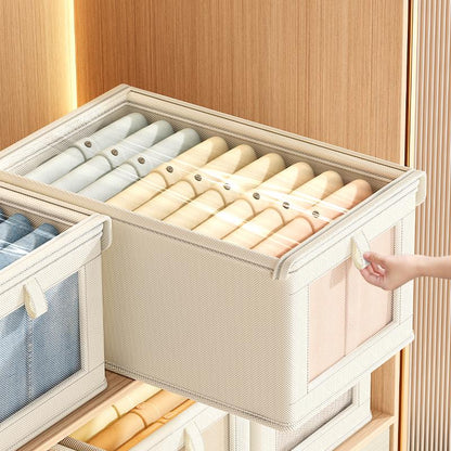 Oxford Cloth Window Bedroom Clothes Storage Box With Lid Household Clothes Dust-proof Storage Box Large Balcony Storage Box