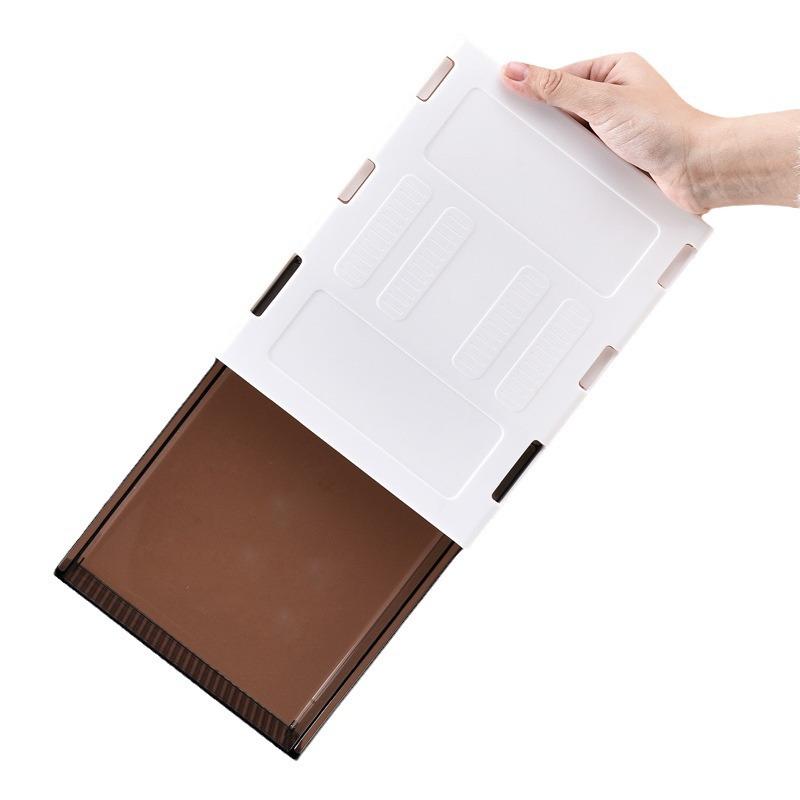 DOORVERSE Premium Self-Adhesive Under Desk Drawer Hidden Storage Box Space Saving Hidden Drawer Storage Bin