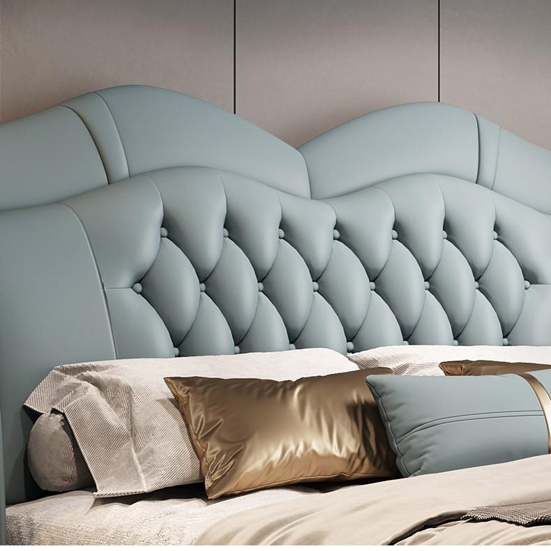 Bed 2024 New Modern Light Luxury Leather for Bedroom