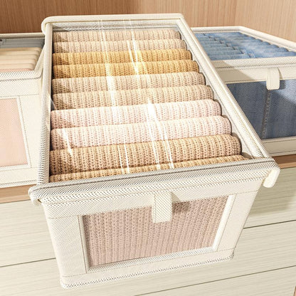 Oxford Cloth Window Bedroom Clothes Storage Box With Lid Household Clothes Dust-proof Storage Box Large Balcony Storage Box