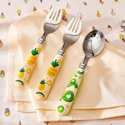 Ethnic Wind Stainless Steel Cutlery Stylish Folk Pattern Durable Multi-use For Dining&Travel