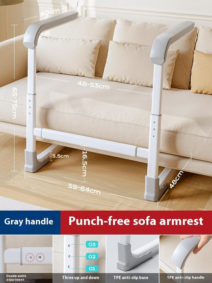 Accessible elderly sofa armrest standing aid assistance frame for elderly renovation, simple, safe, non-slip, and assistive for people with disabilities