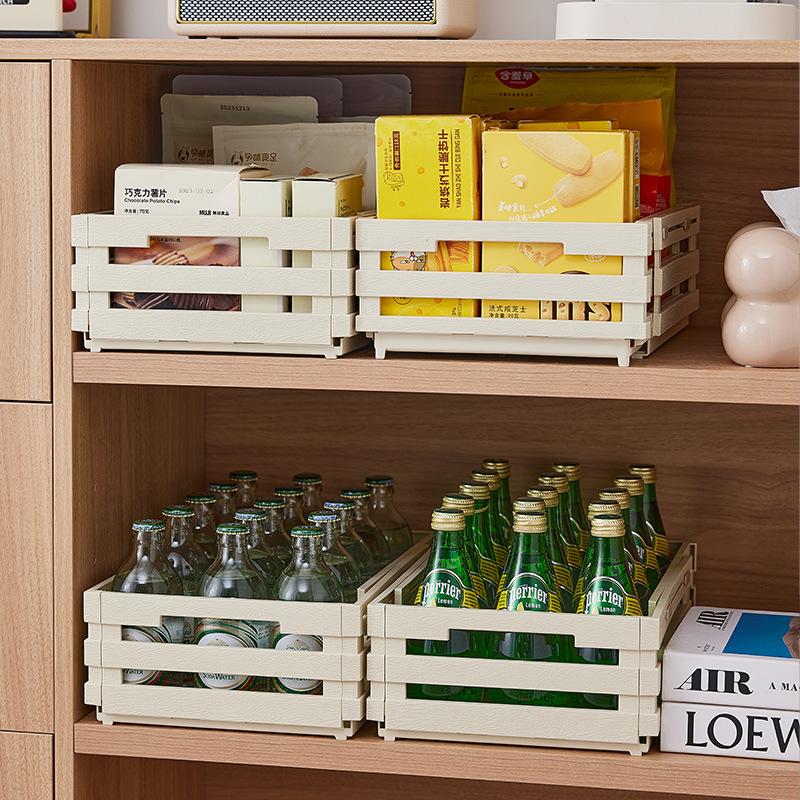 DOORVERSE Storage Box Plastic Container, Multi-Functional Drawer, Snacks Drinks Container For Kitchen For Living Room