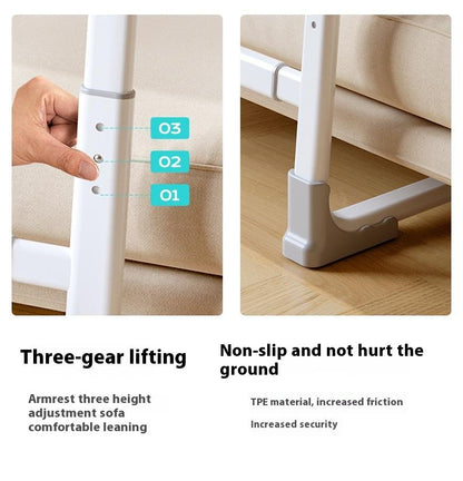 Accessible elderly sofa armrest standing aid assistance frame for elderly renovation, simple, safe, non-slip, and assistive for people with disabilities