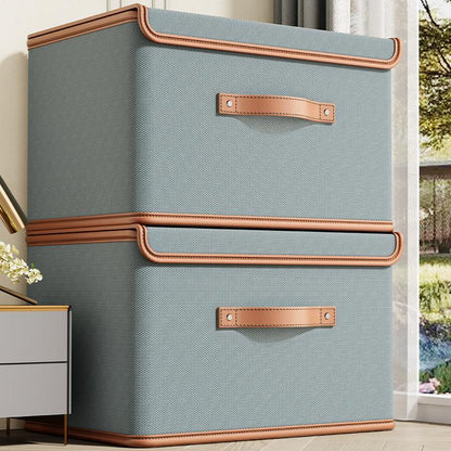 Oxford Cloth Large Flip Cover With Lid One-piece Storage Box Clothes Household Storage Box Wardrobe Clothes Storage Box