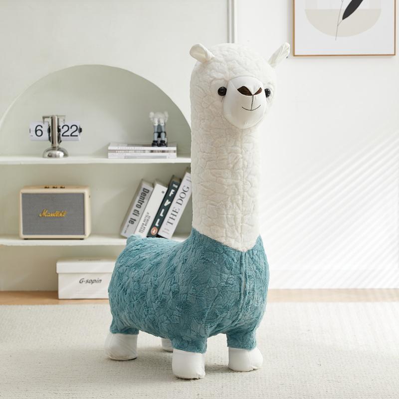 Alpaca Shaped Seat, Living Room Decor, Children's Sofa, Leisure Seat