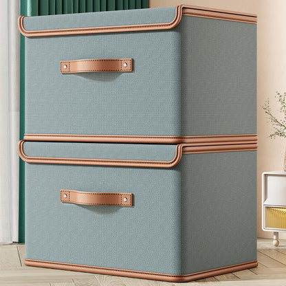 Oxford Cloth Large Flip Cover With Lid One-piece Storage Box Clothes Household Storage Box Wardrobe Clothes Storage Box