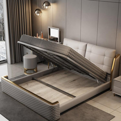 Bed 2024 New Modern Minimalist Light Luxury for Bedroom