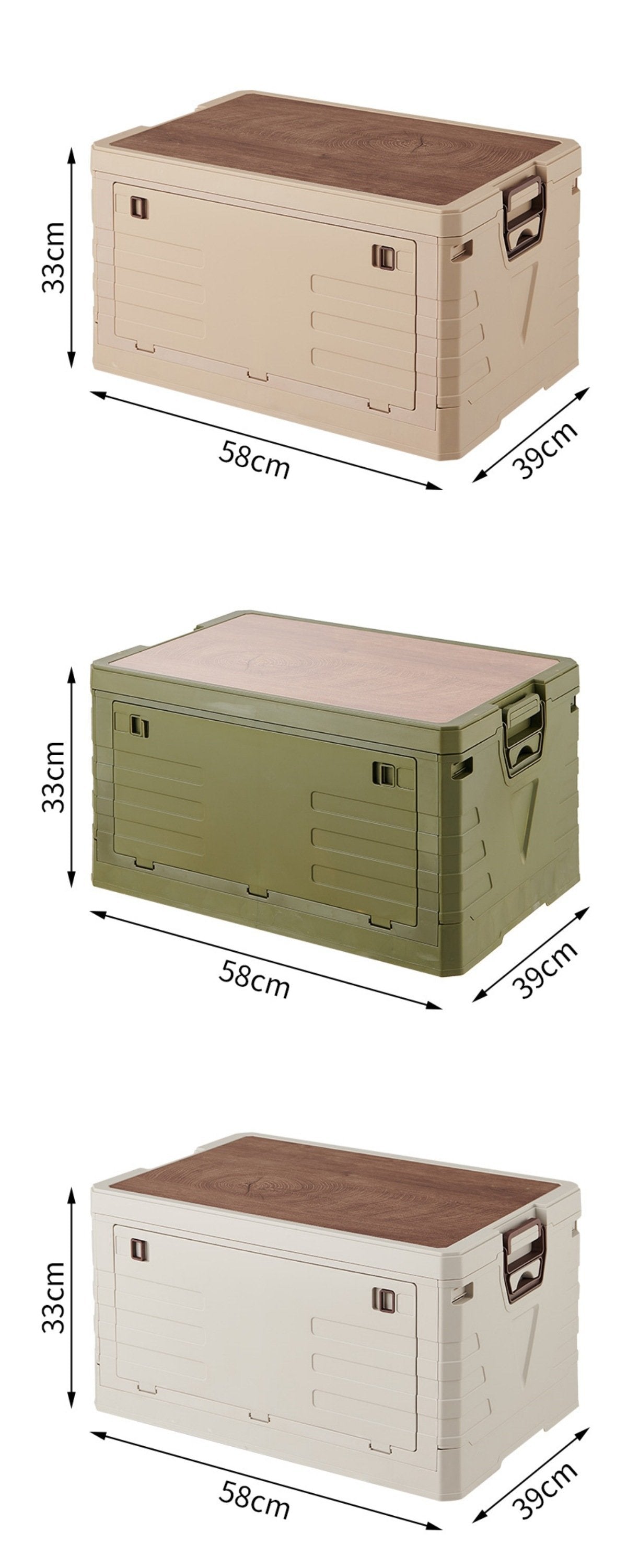 DOORVERSE Foldable Dustproof Storage Box | Large Capacity | Camping & Picnic Organizer