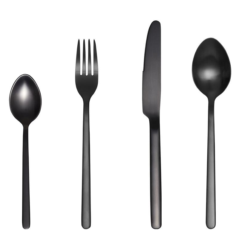 Ivory Minimalist Stainless Steel & Acrylic Cutlery Elegant Durable For Home & Outdoor Dining