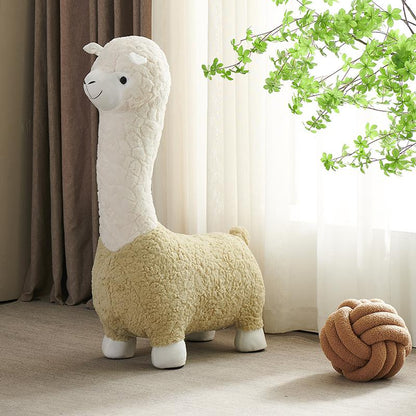 Alpaca Shaped Seat, Living Room Decor, Children's Sofa, Leisure Seat