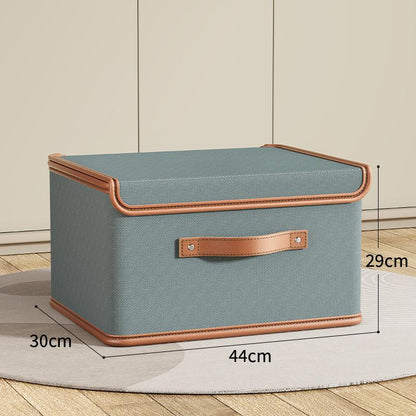 Oxford Cloth Large Flip Cover With Lid One-piece Storage Box Clothes Household Storage Box Wardrobe Clothes Storage Box