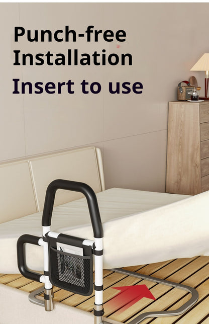 No installation bedside handrail elderly safety assistance device bed guardrail elderly bed assistance frame