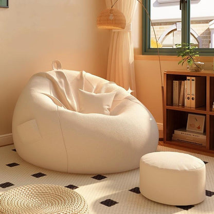 Classic Bean Bag  Without Filler Soft Leisure Sofa Lazy Couch Bag Linen Cloth Lounger Seat Tatami Living Room Furniture Bedroom