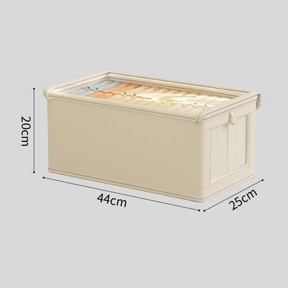 Oxford Cloth Window Bedroom Clothes Storage Box With Lid Household Clothes Dust-proof Storage Box Large Balcony Storage Box