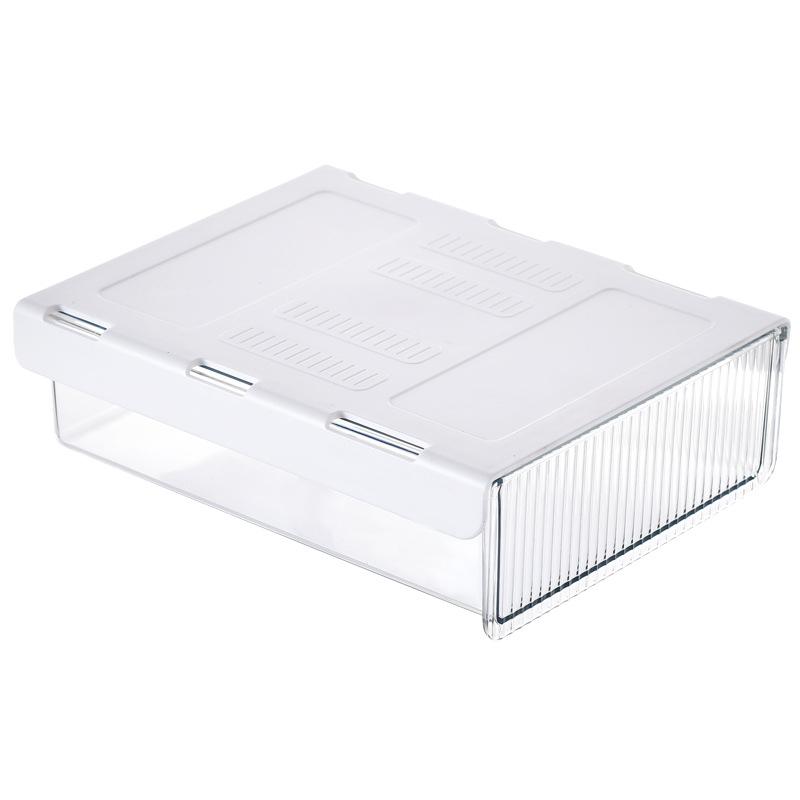 DOORVERSE Premium Self-Adhesive Under Desk Drawer Hidden Storage Box Space Saving Hidden Drawer Storage Bin