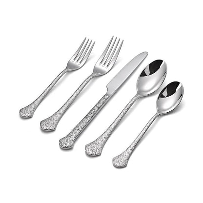 Classic Stainless Steel Flatware Set Sleek Design Durable Material For Everyday Dining