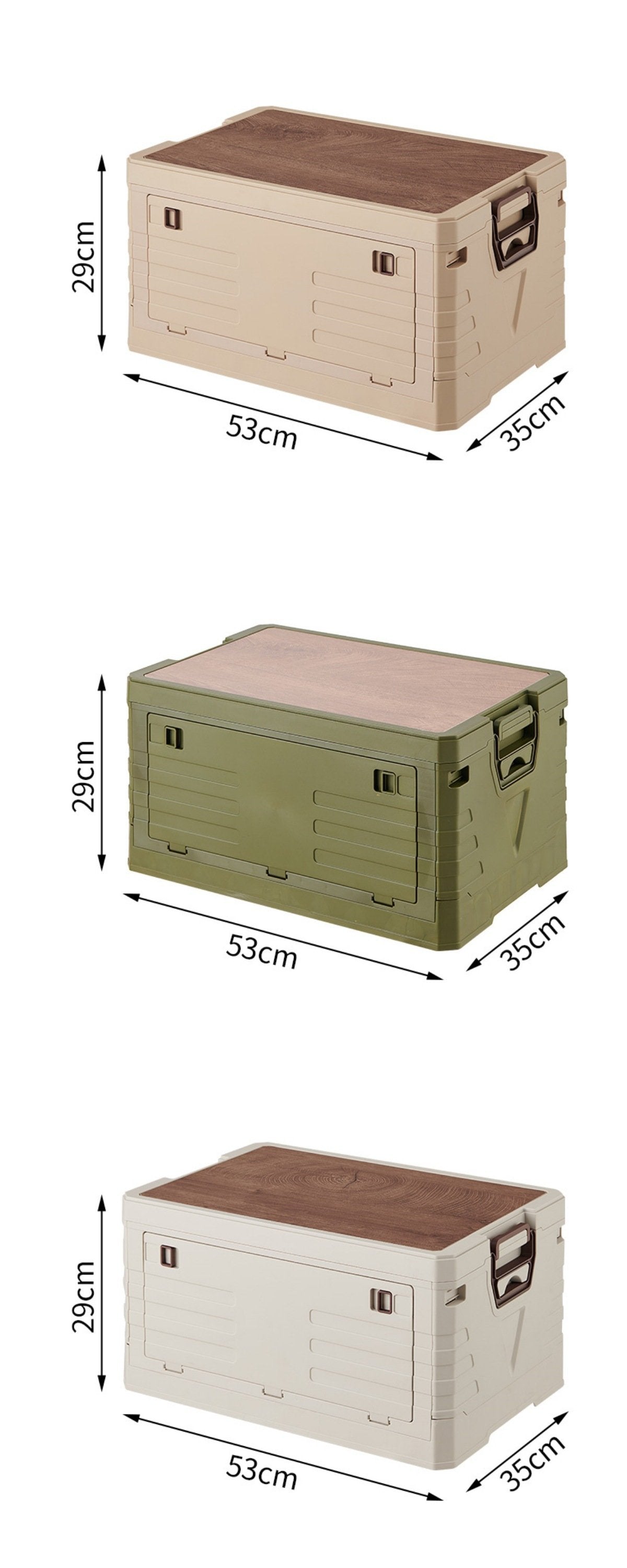 DOORVERSE Foldable Dustproof Storage Box | Large Capacity | Camping & Picnic Organizer