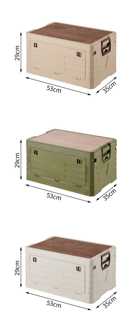 DOORVERSE Foldable Dustproof Storage Box | Large Capacity | Camping & Picnic Organizer