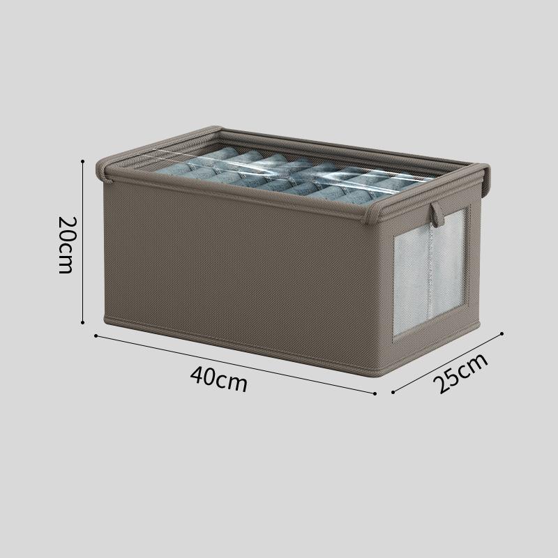 Oxford Cloth Window Bedroom Clothes Storage Box With Lid Household Clothes Dust-proof Storage Box Large Balcony Storage Box