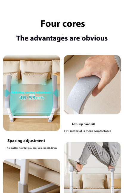 Accessible elderly sofa armrest standing aid assistance frame for elderly renovation, simple, safe, non-slip, and assistive for people with disabilities