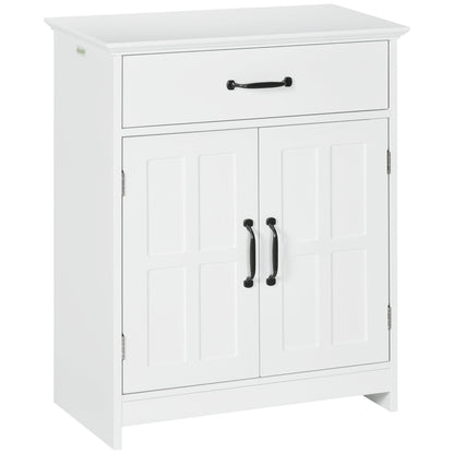 kleankin Modern Bathroom Cabinet, Drawer & Adjustable Shelf