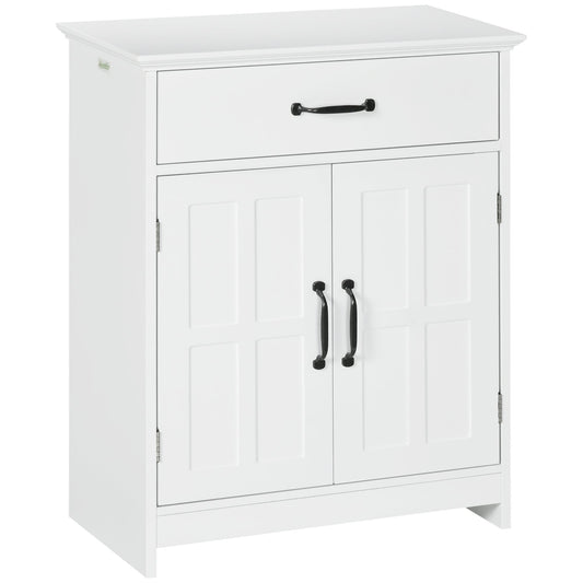 kleankin Modern Bathroom Cabinet, Drawer & Adjustable Shelf