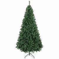 HOMCOM 7.5 ft Artificial Christmas Tree, Norway Spruce Tree, Hinged Xmas Tree with Metal Stand