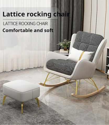 Single Rocking Chair Lazy Sofa For Single