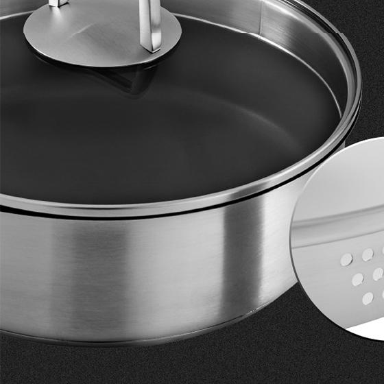 Pan 316 Stainless Steel Nonstick for Kitchen